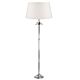 Casablanca 1 Light Floor Lamp Silver Base With Shade - ELANK58785FLAS