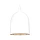 Lumi- R Pendant White Silver - ELLUM27WHTSIL