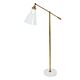 Verona Floor Lamp With Marble Base Brass - ELPIM31290