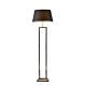 Hamilton 1 Light Floor lamp Antique Silver Base With Shade - ELPIM50135AS