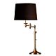 Macleay Swing Arm Table Lamp Antique Brass With Shade - ELPIM50592AB