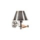 Benton 1 Light Swing Arm Wall Lamp Antique Silver - ELPIM50824AS