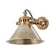 Montego 1 Light Wall Lamp Antique Brass - ELPIM51467AB