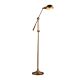 Calais 1 Light Floor Lamp Antique Brass - ELPIM57025AB