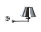 Portland 1 Light Swing Arm Wall Lamp Silver - ELPIM57060AS