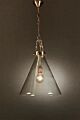 Gadsden 1 Light Pendant Large Brass - ELPIM59001AB