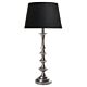 Gloucester Table Lamp Antique Silver With Shade - ELPIM59799AS