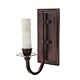 East Borne 1 Light Wall Lamp Bronze - ELPIM901FLBR