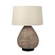 Kennedy 1 Light Table Lamp Brown With Shade - ELTIQ102930