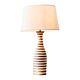 Newhaven 1 Light Table Lamp Natural / White With Shade - ELIET405
