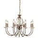 Aegean 8 Light Chandelier Aged Brass - AG8 AB