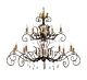 Amarilli 15 Light Chandelier Bronze/Gold - AML15 BR/GLD