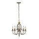 Artisan 5 Light Chandelier Aged Brass - ART5 AGD BRASS