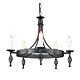 Belfry 5 Light Chandelier Black - BY5 BLACK