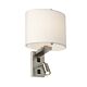 Belmont 2 Light Wall Light Brushed Nickel - BELMONT/2W