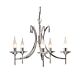 Brightwell 5 Light Chandelier Polished Nickel - BR5 Nickel
