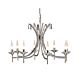 Brightwell 8 Light Chandelier Polished Nickel - BR8 Nickel