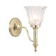 Carroll 1 Light Wall Light Polished Brass - BATH/CARROLL1 PB