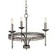 Crown 3 Light Chandelier Iron Gate - CROWN3