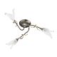 Fly 3 Light Semi Flush Black / Silver / Gold - FLY3/SF BRZ/ANT