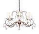 Lunetta 8 Light Chandelier Bronze Patina - LUN8 BR