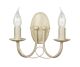 Minster 2 Light Wall Light Ivory / Gold - MN2 IV/GOLD