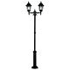 Parish Twin Lamp Post Black - PR8