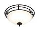 Pembroke Flush Mount Black - PB/F/A BLACK