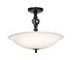 Pembroke Semi Flush Black - PB/SF/A BLACK