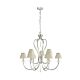 Pimlico 9 Light Chandelier With LS162 Shades Polished Nickel - PM9 PN + LS162