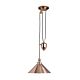 Provence 1 Light Rise & Fall Pendant Polished Copper - ELS.PV/P CPR