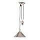 Provence 1 Light Rise & Fall Pendant Polished Nickel - ELS.PV/P PN