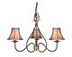 Windermere 3 Light Chandelier Rust / Gold - WM3