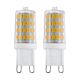 Twin Pack 3W G9 LED Globe / Warm White - 11674