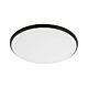 Ollie 12W Dimmable LED Oyster Light Black / Tri-Colour - 203692