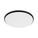 Ollie 28W Dimmable LED Oyster Light Black / Tri-Colour - 203696