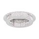 Principe 44W Dimmable LED Oyster Light Chrome & Crystal / Warm White - 39402