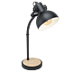 Lubenham Industrial Adjustable Desk Lamp Black / Brown - 43165N
