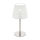 Hambleton 1 Light Table Lamp Satin Nickel / White - 49844N