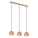 Rocamar Triple Dome Pendant Copper - 94591
