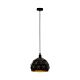 Roccaforte 1 Light Pendant Large Black / Gold - 97841N