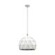 Roccaforte 1 Light Pendant Large White - 97855N