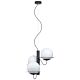 Sabalete 3 Light Pendant Black / Opal Matt - 98364