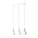 Pascoa 3 Light Bar Pendant White - 39141
