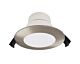 Roystar 9W Step Dimming LED Flush Downlight Brushed Chrome / Tri-Colour - 202621N + 202625