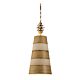 Anemone 1 Light Pendant Taupe & Cream Patina - FB/ANEMONE/P/B