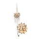 Venetian 1 Light Wall Light Beige Patina & Gold - FB/VENETIAN/W1