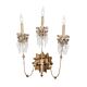 Venetian 3 Light Wall Light Beige Patina & Gold - FB/VENETIAN/W3