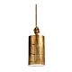 Fragment Small Pendant By Paul Gruer Aged Gold - FB/FRAGMENT-G/PS