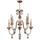 Mignon 8 Chandelier By Paul Gruer Antique Gold - FB/MIGNON8
